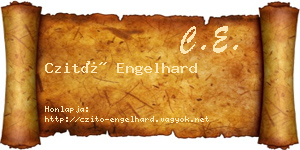 Czitó Engelhard névjegykártya
